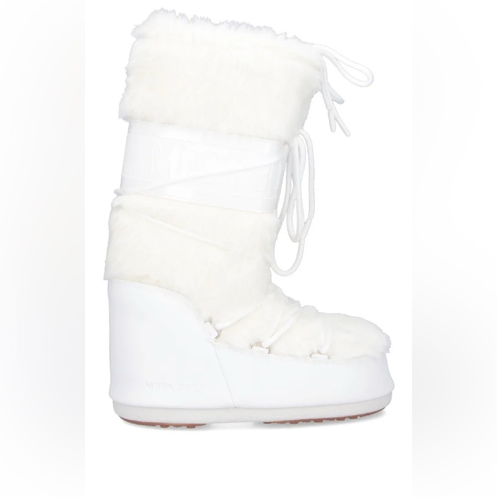 Moon Boot Icon Faux Fur Boot Size 35/38 Authentic